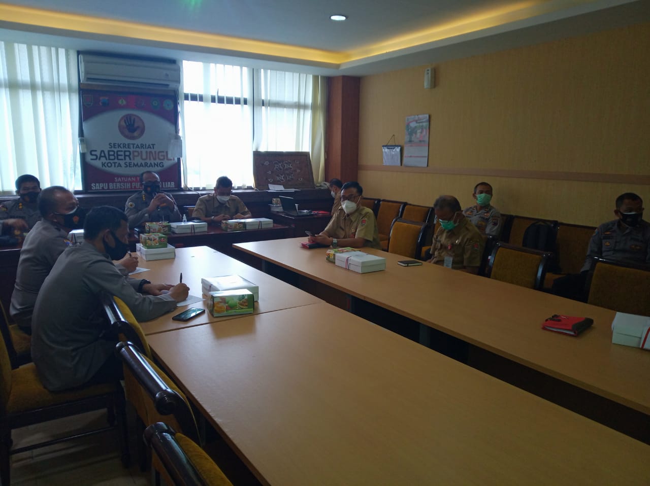 Rapat koordinasi Membahas Persiapan Lomba Kota Anti Pungli 2021 1